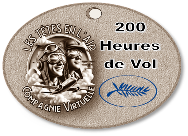 Bravo pour tes 200 heures de vol